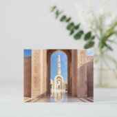 Sultan Qaboos Grote Moskee Briefkaart (Staand voorkant)