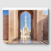 Sultan Qaboos Grote Moskee Gastenboek (Achterkant)