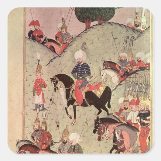 Sultan Selim II Vierkante Sticker (Voorkant)