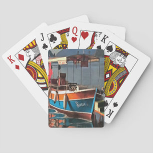 Sultan Taxi Boat Marmaris Nautical Art Speelkaarten