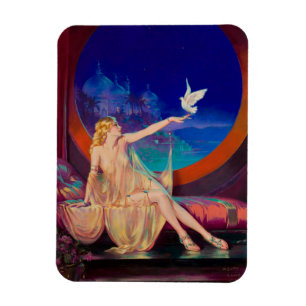 Sultana de concubine van de Arabische sultan 1925 Magneet