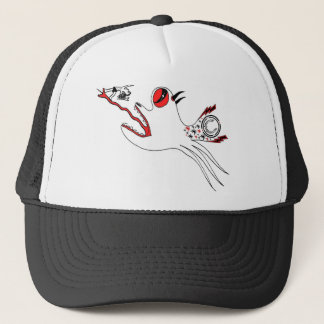 Sultana Fish-ontwerp Trucker Pet