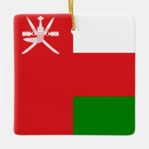 Sultanaat Oman-vlag Keramisch Ornament