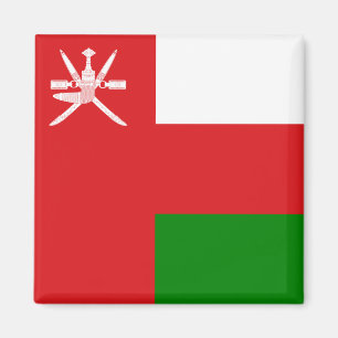 Sultanaat Oman-vlag Magneet