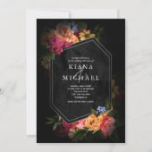 Sultry Nights Floral Wedding ID829 Kaart (Voorkant)