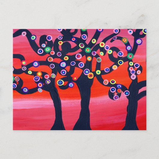 Sultry Sunset Briefkaart (Voorkant)