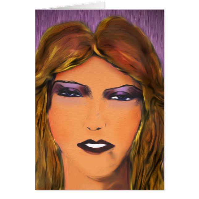 Sultry Woman Sketch (Voorkant)