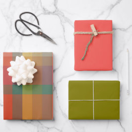 Sumac & Thyme Inpakpapier Plat Vellen Set van 3
