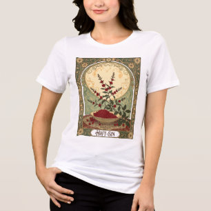 Sumak Zonsopgang Een Haft-Sin symbool van vernieuw Tri-Blend Shirt