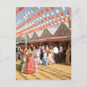 Sumario Description Feria de Abril (Sevilla), muje Briefkaart