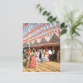 Sumario Description Feria de Abril (Sevilla), muje Briefkaart (Staand voorkant)