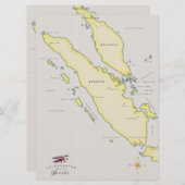 Sumatra-kaart (Voorkant / Achterkant)