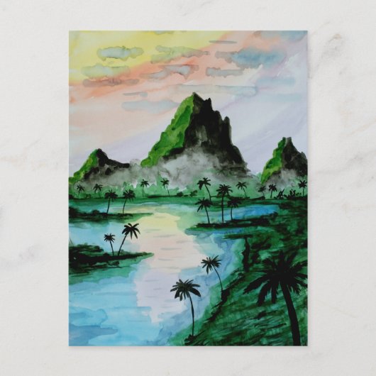 Sumatra Mountains Briefkaart (Voorkant)