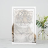 Sumatran Tiger cub Briefpapier (Staand voorkant)
