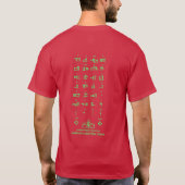Sumerian Cuneiform Cipher T-shirt (Achterkant)