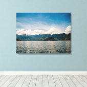 Sumidero Canyon panoramisch Canvas Afdruk (Insitu (Houten vloer))