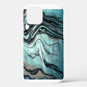 Suminagashi, Japanse Marbling Kunst. iPhone 12 Hoesje
