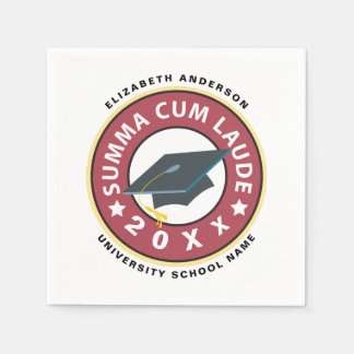 Summa Cum Laude Afstuderen Servet