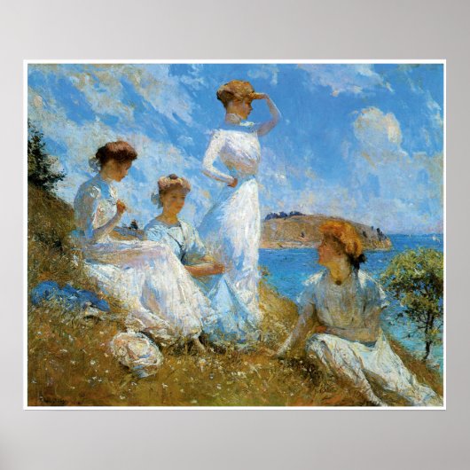 Summer, 1909 Frank Weston Benson Poster (Voorkant)