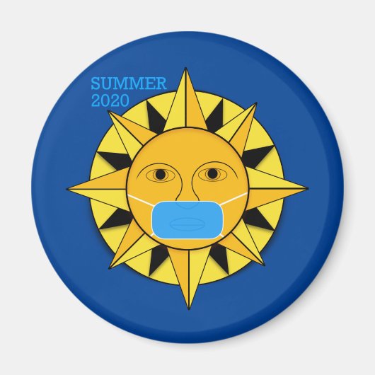 Summer 2020 Round Magnet Magneet (Voorkant)