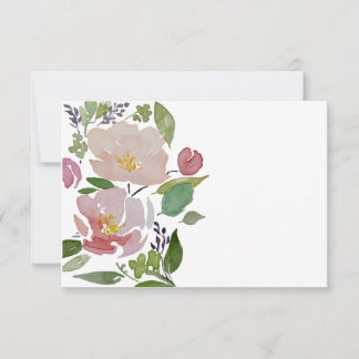 Summer #2- Floral 3.5 X 5 Blank briefkaart