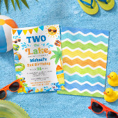 Summer 2nd Birthday Invitation - Two the Lake