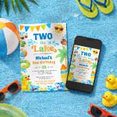 Summer 2nd Birthday Invitation - Two the Lake