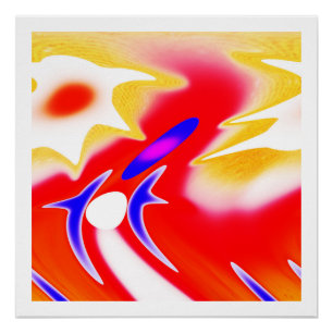 Summer alien sport perfect poster