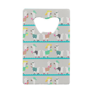 Summer Alpacas Kredietkaart Flessenopener