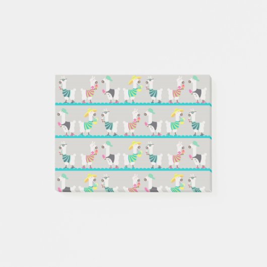 Summer Alpacas Post-it® Notes (Voorkant)