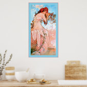 Summer ~ Alphonse Mucha Poster (Keuken)