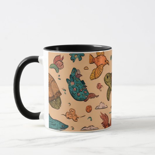Summer Animals Combo Mug Gift Mok (Links)