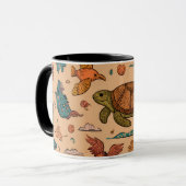 Summer Animals Combo Mug Gift Mok (Voorkant links)