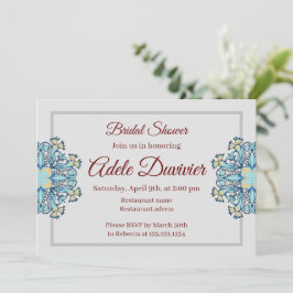 Summer Aquamarine | Bridal Shower-uitnodiging Kaart