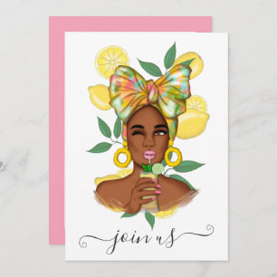 Summer Bachelorette Party Invitation Kaart