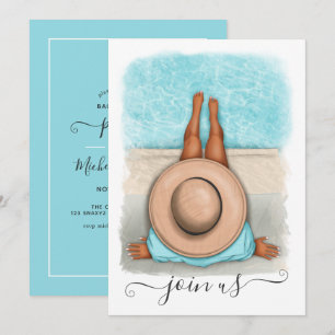 Summer Bachelorette Party Invitation Kaart