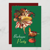 SUMMER BARBEQUE PARTY DANCE , ITALIAN KITCHEN KAART (Voorkant / Achterkant)