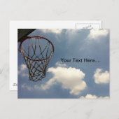 Summer Basketball Briefkaart (Voorkant / Achterkant)