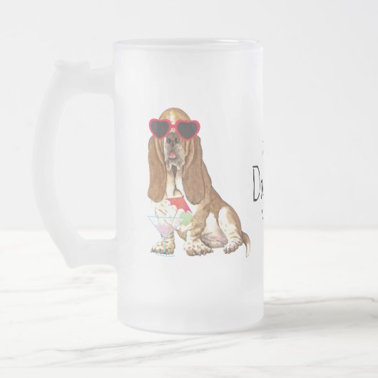 Summer Basset Hond Matglas Bierpul (Links)