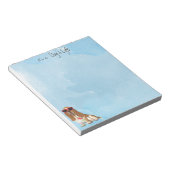 Summer Basset Hond Notitieblok (Schuin)