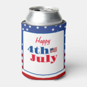 Summer BBQ Family Reunion 4 juli Custom Blikjeskoeler (Blikje Voorkant)