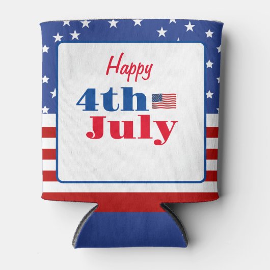 Summer BBQ Family Reunion 4 juli Custom Blikjeskoeler (Voorkant)