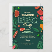 Summer BBQ Party Kaart (Voorkant)
