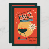 Summer BBQ Uitnodiging (Voorkant / Achterkant)