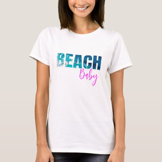 Summer Beach Baby Casual - Dames T-Shirt (Voorkant)