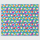 Summer Beach Balls Cadeaupapier (Vlak)