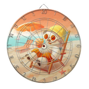 Summer Beach Beer Dartbord