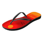Summer Beach Blazing Sun Teenslippers (Schuin)
