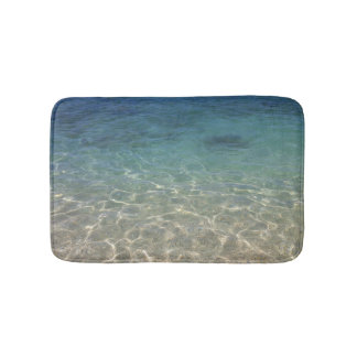 Summer Beach Blue Ocean Water Badmat