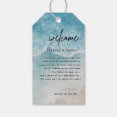 Summer Beach bruiloft welkomsttas Labels Cadeaulabel (Voorkant)